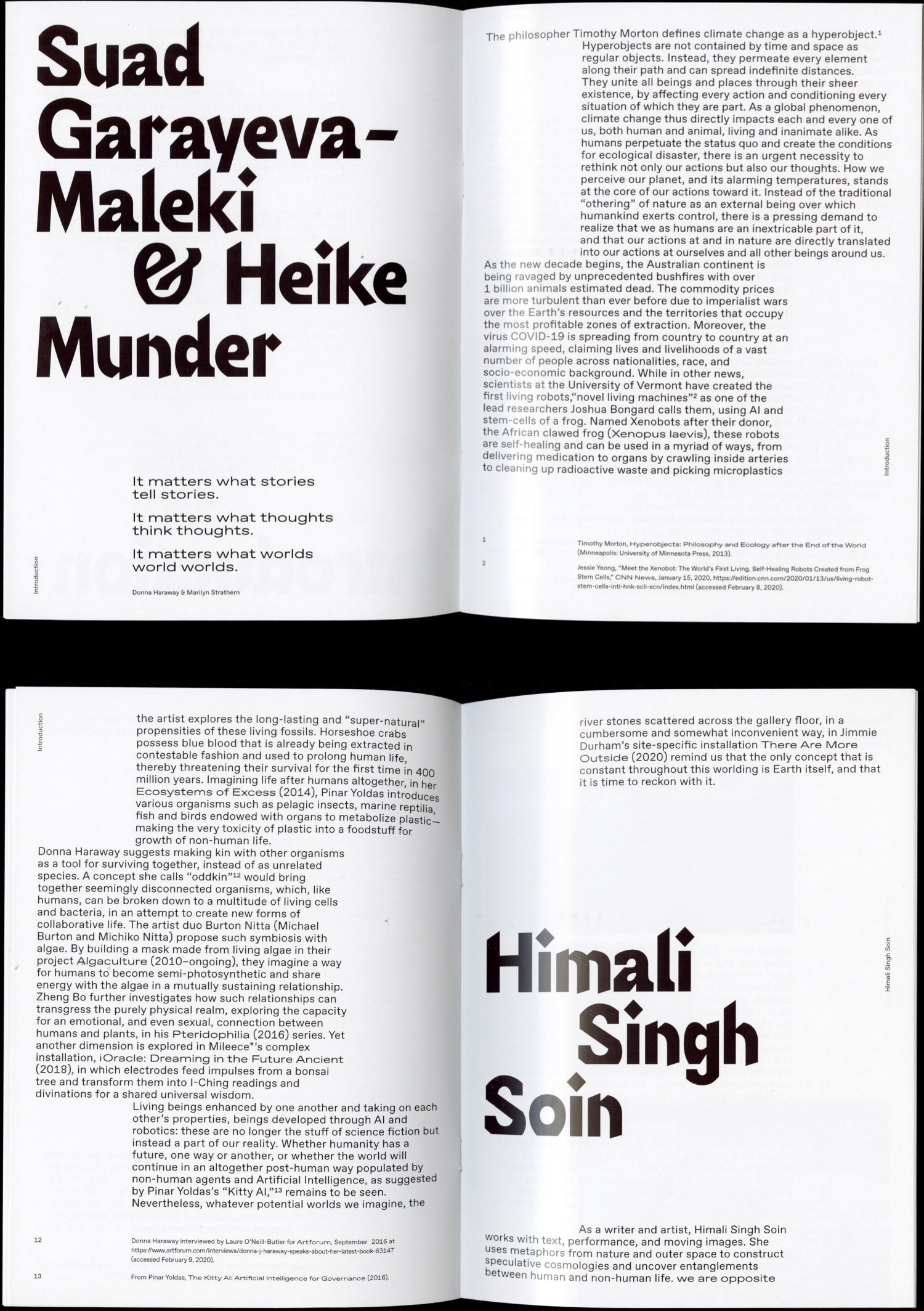 The Bizarre Beta typeface in use - application 2