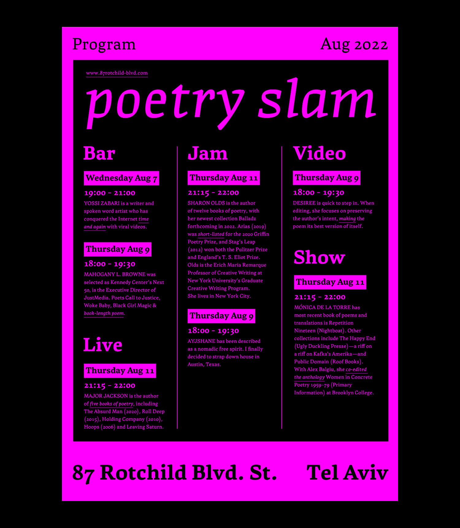 Werd typeface in use - application 2